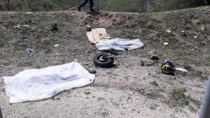 Motosiklet şarampole yuvarlandı; karı-koca hayatını kaybetti